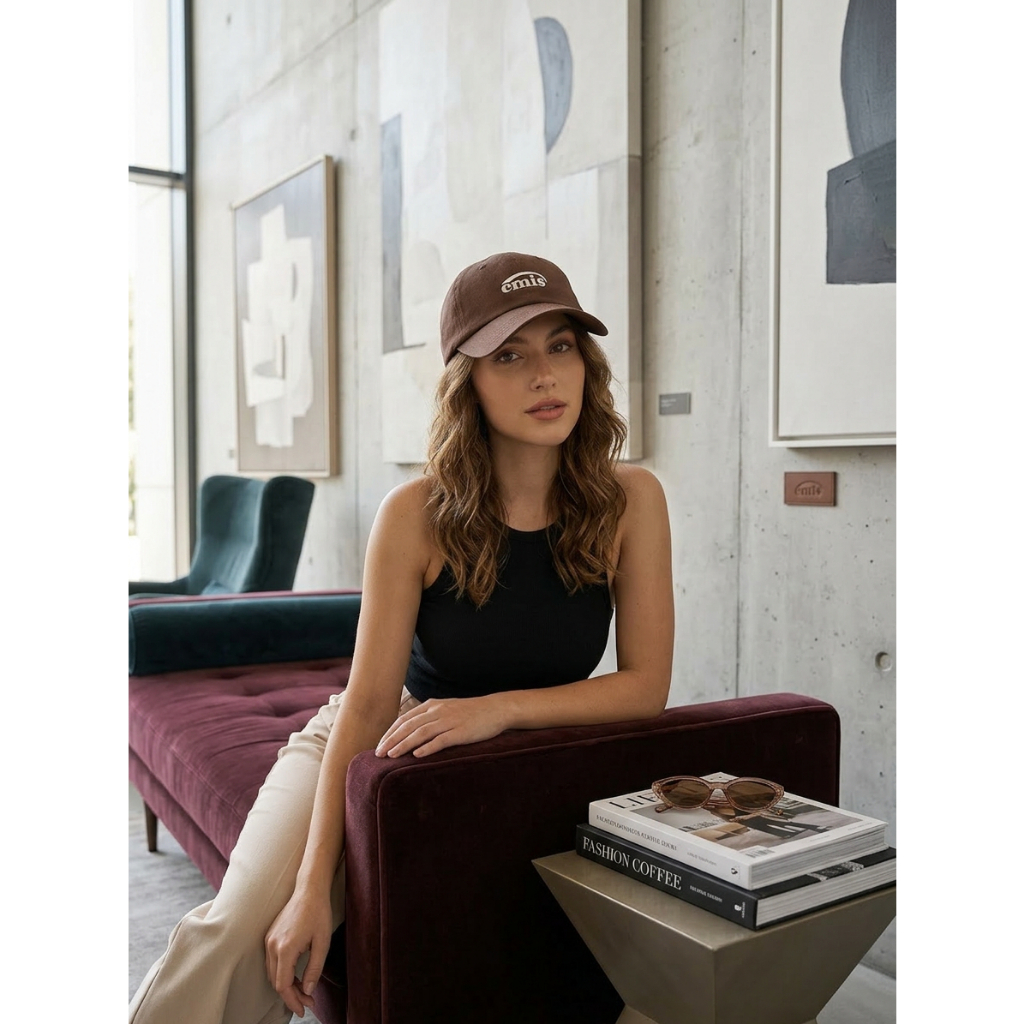 🧢 หมวกแก๊ป EMIS แท้ 100% ผ้า Cotton งานปักลายสวย Unisex (ชาย-หญิง) สแกน QR Code ตรวจสอบได้ทันที