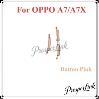 ปุ่มปรับระดับเสียงไฟ Flex สําหรับ oppo A7/AX7 เปิด/ปิดปุ่มปรับระดับเสียงด้านข้าง Key Up Down Flex Cable-COD