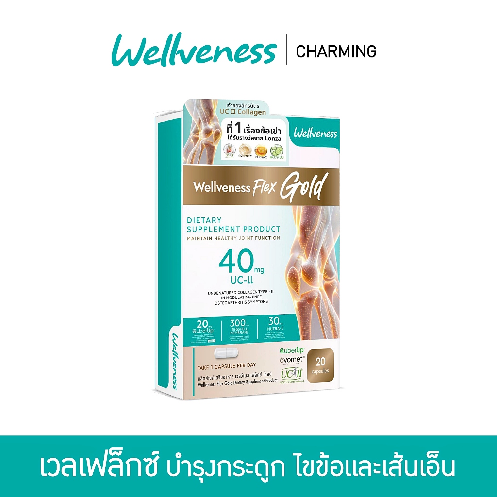 Wellveness เวลเฟล็กซ์ กระดูกไขข้อ และเส้นเอ็น