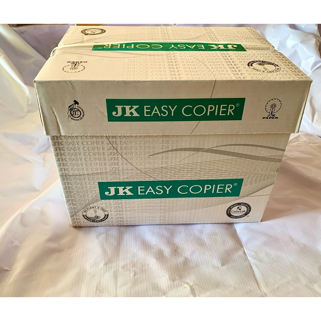 ขายยกลัง 5รีม/ลัง กระดาษ A4 70g(500แผ่น) JK EASY แกรมเต็ม กระดาษถ่ายเอกสาร