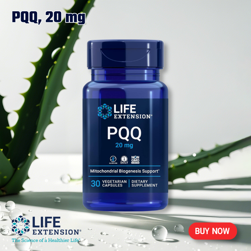 PQQ Pyrroloquinoline Quinone 20mg 30แคปซูล มังสวิรัติ