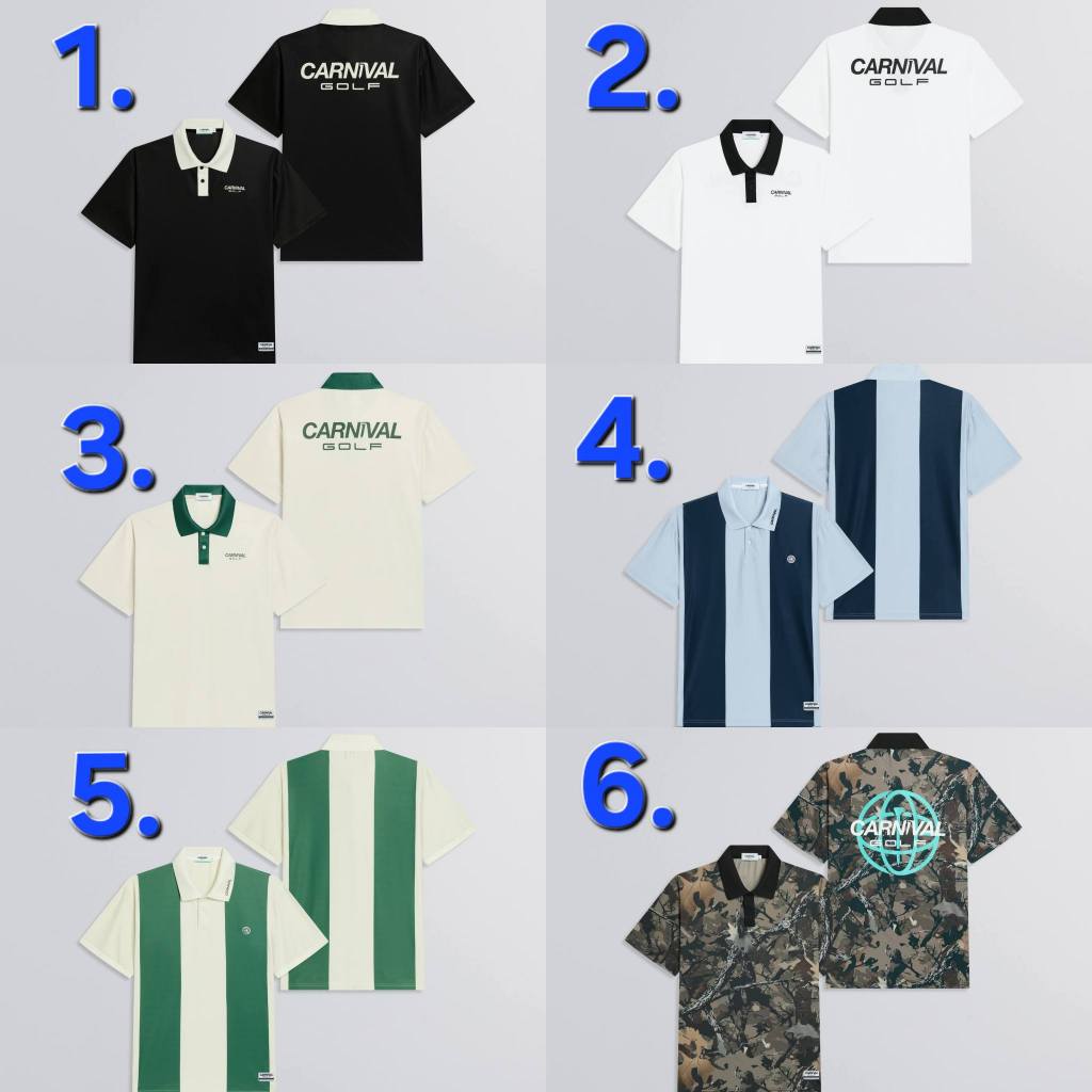 [ ของแท้ ] เสื้อโปโล Carnival Golf Spring Summer 2026  “Exploring Beyond” Collection POLO ของใหม่ พร้อมส่ง