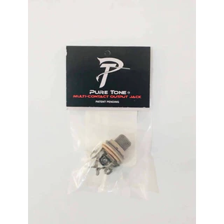 Pure Tone PTT1 Mono I/O Jack สี Nickel แจ็คกีตาร์คุณภาพสูง