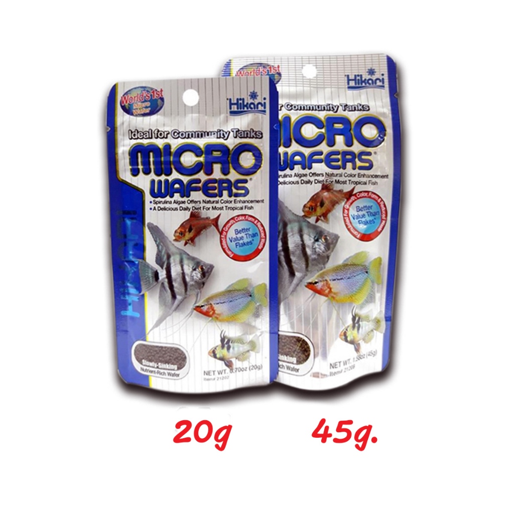 Hikari Micro wafers อาหารปลาเล็ก (20 ,45 กรัม)