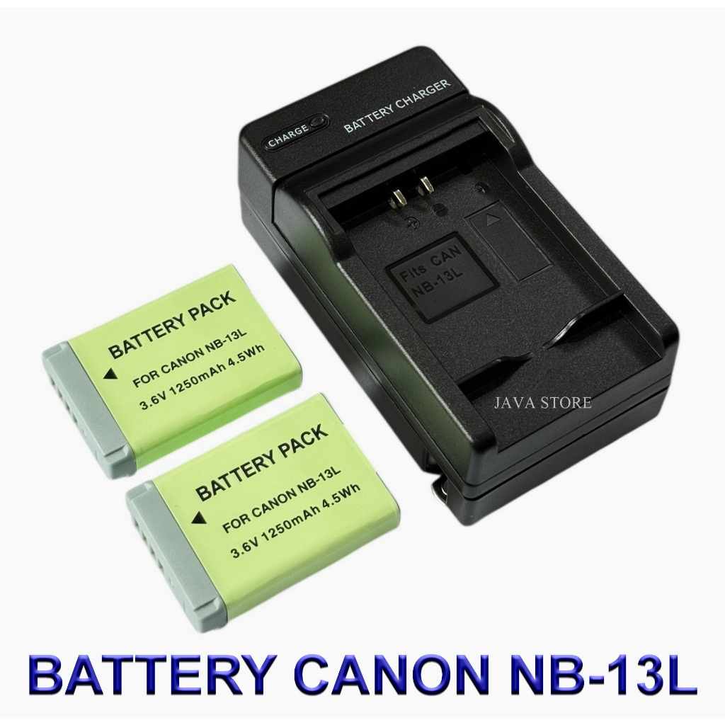 NB-13L / NB13L Battery and Charger For Canon PowerShot G1 X Mark III,G7 X,G7 X Mark II,G9 X,SX720 HS
