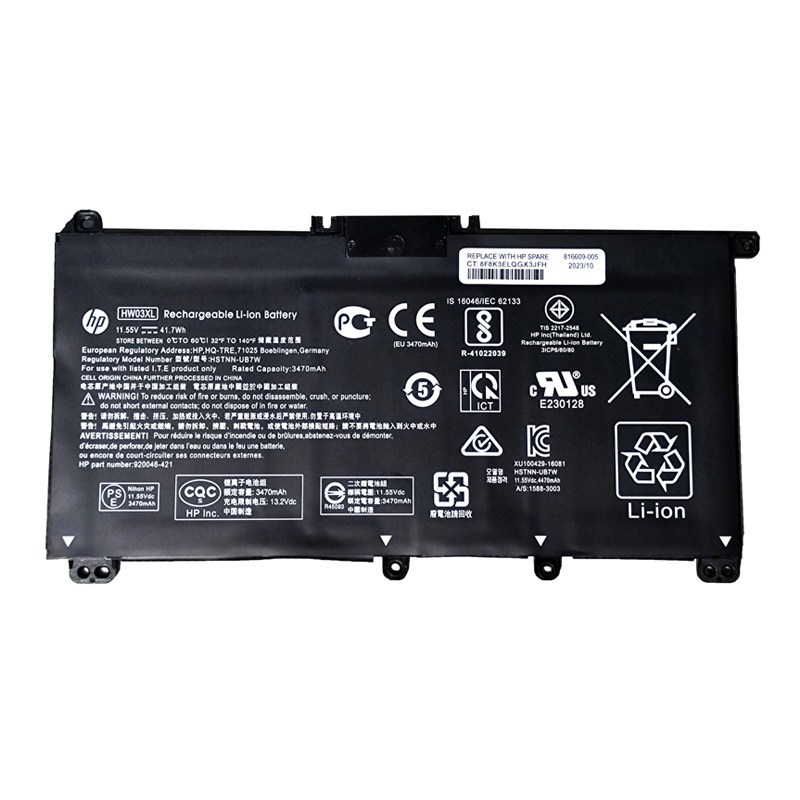 Original Huipu HW03XL HSTNN-DB9Y LB8U L97300-005 laptop battery