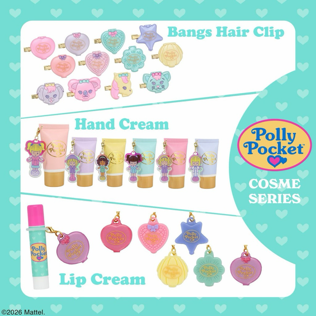 พร้อมส่ง แท้100% Polly pocket cosme series นำเข้าจากญี่ปุ่น