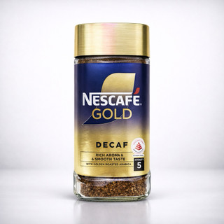 (Exp.2027) Nescafe Gold Decaf ขนาด 200 กรัม เนสกาแฟ โกลด์ ดีคาฟ กาแฟสำเร็จรูป สกัดคาเฟอีน
