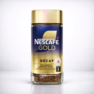 Nescafe Gold Decaf ขนาด 200 กรัม เนสกาแฟ โกลด์ ดีคาฟ กาแฟสำเร็จรูป สกัดคาเฟอีน (Exp.2027)