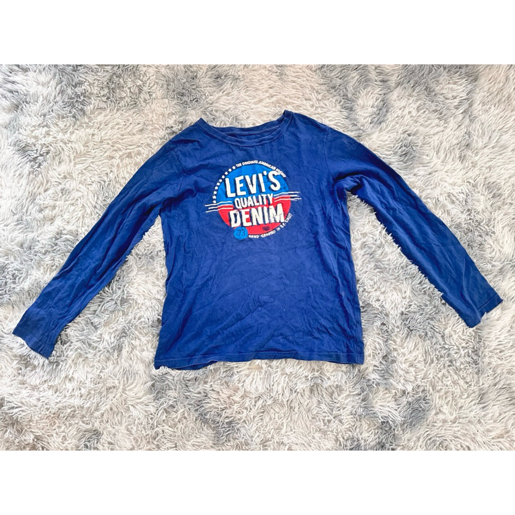 Levi’s เสื้อแขนยาวสีน้ำเงิน (แท้) (005)