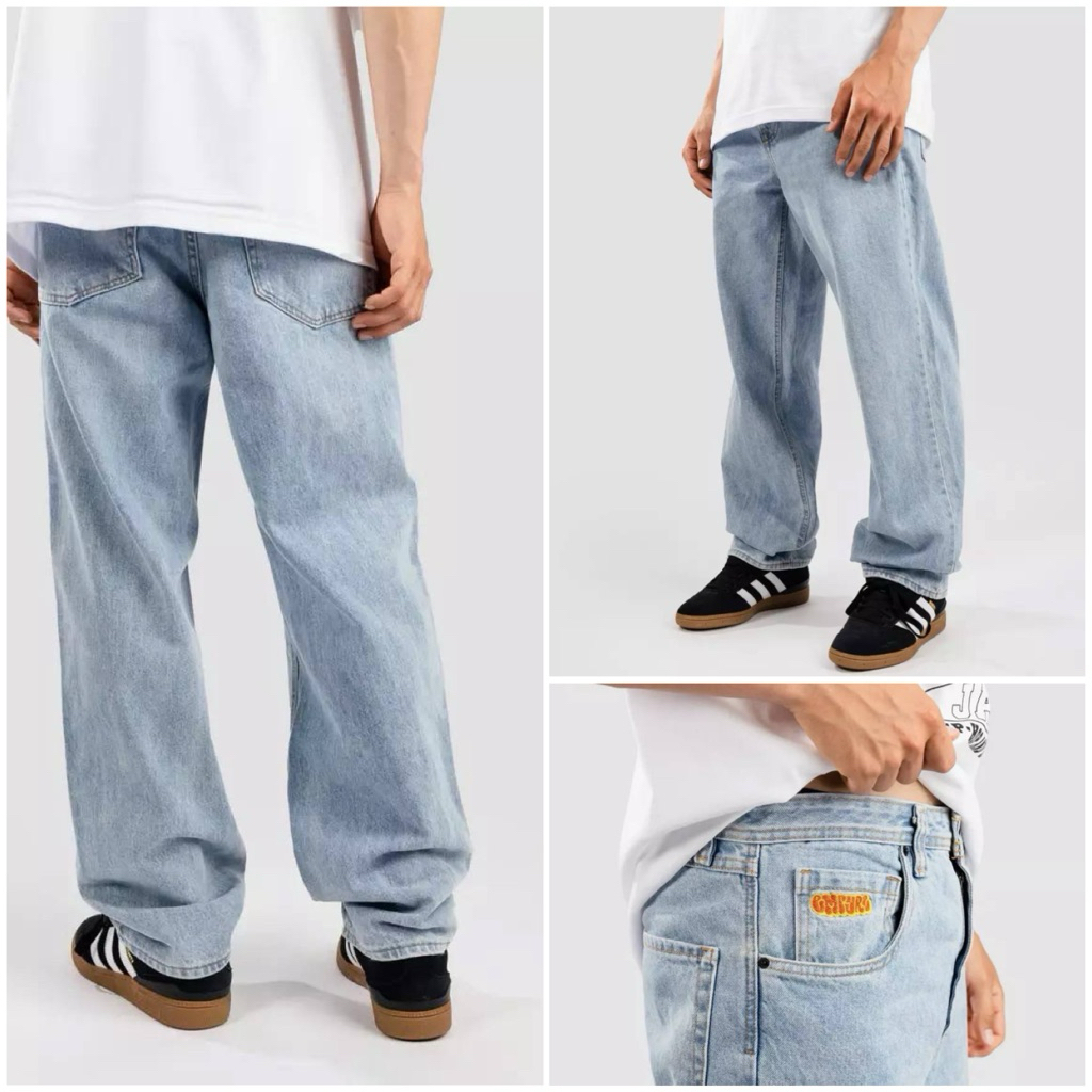 เท่มาก✨ EMPYRE JEAN Mens Baggy Shorts Streetwear Style with Y2K ได้ทั้ง ญ ช💯✨
