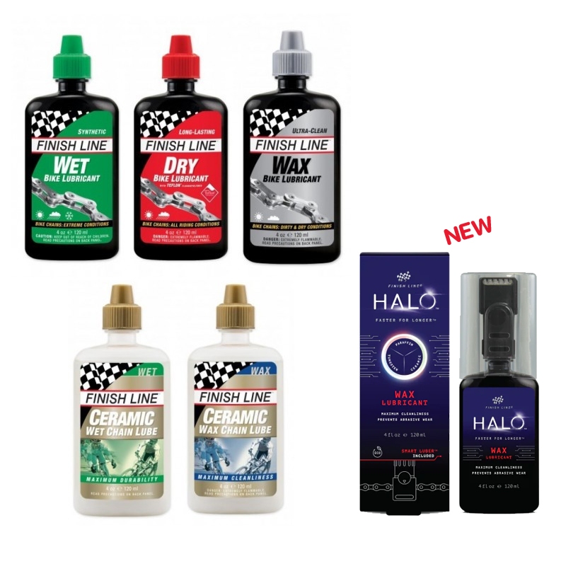 น้ำมันหยอดโซ่ FINISH LINE CERAMIC Wet Wax Chain Lube