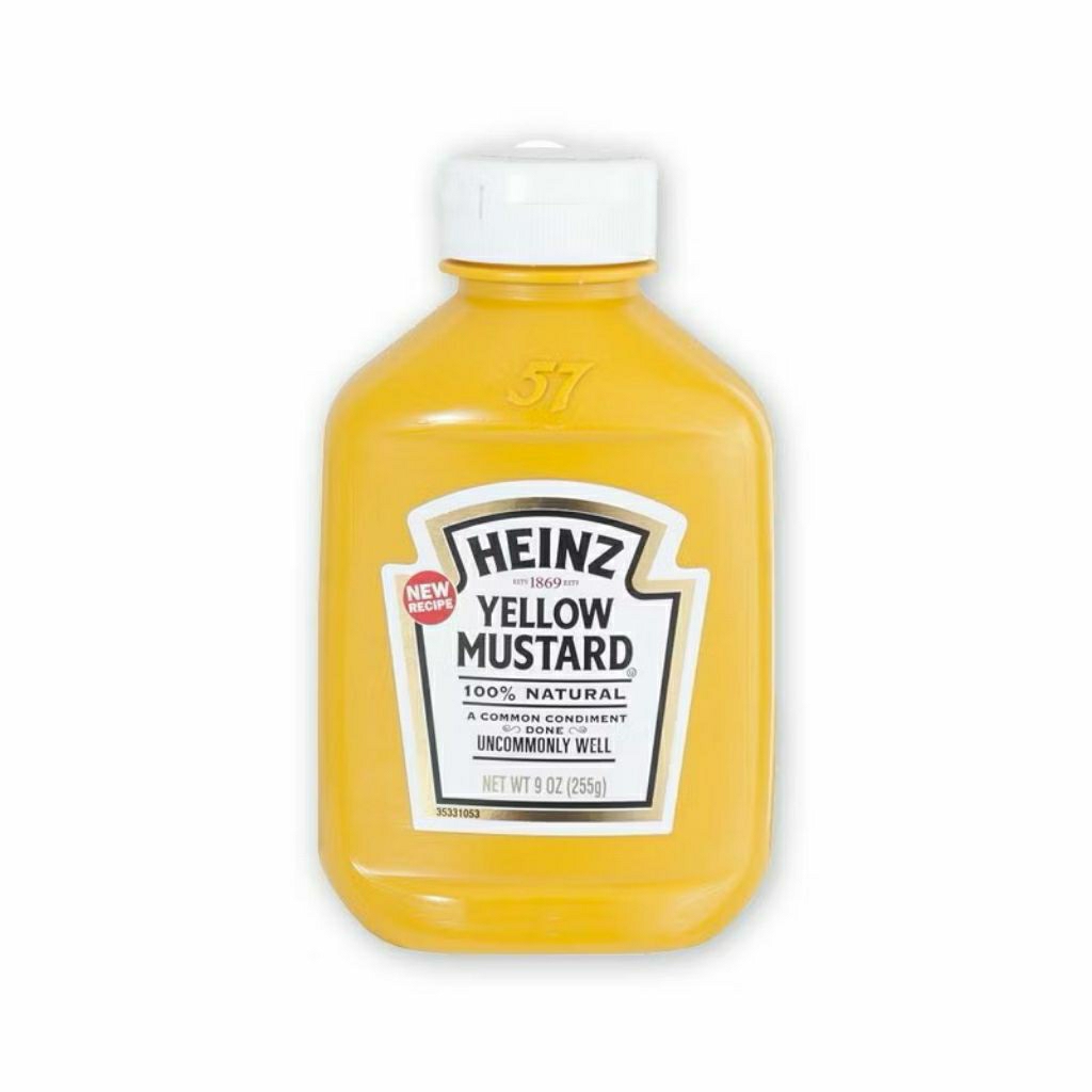 Heinz Yellow Mustard ไฮนซ์ มัสตาร์ด 9 ออนซ์ 255 กรัม