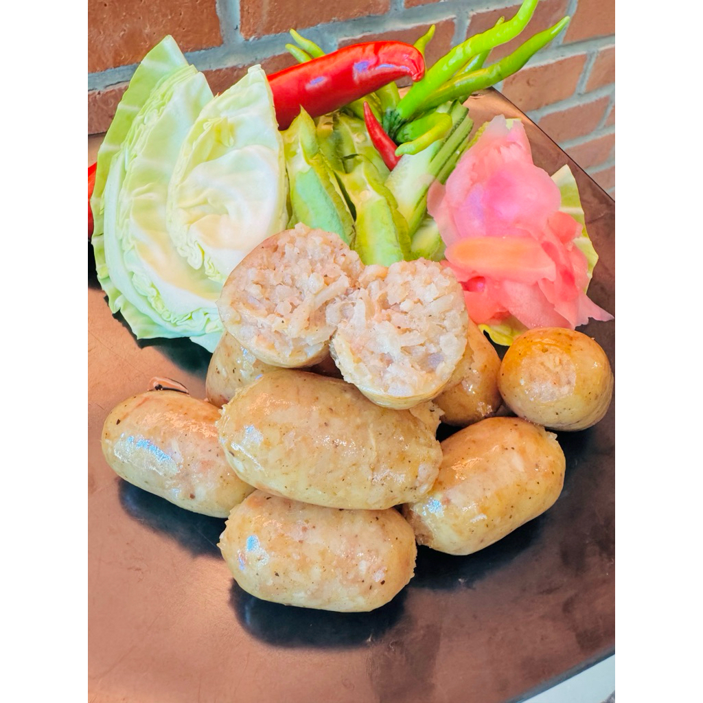 ไส้กรอกอีสานไก่ฮาลาล ขนาด 35 กรัม แพ็คละ 20 ลูก