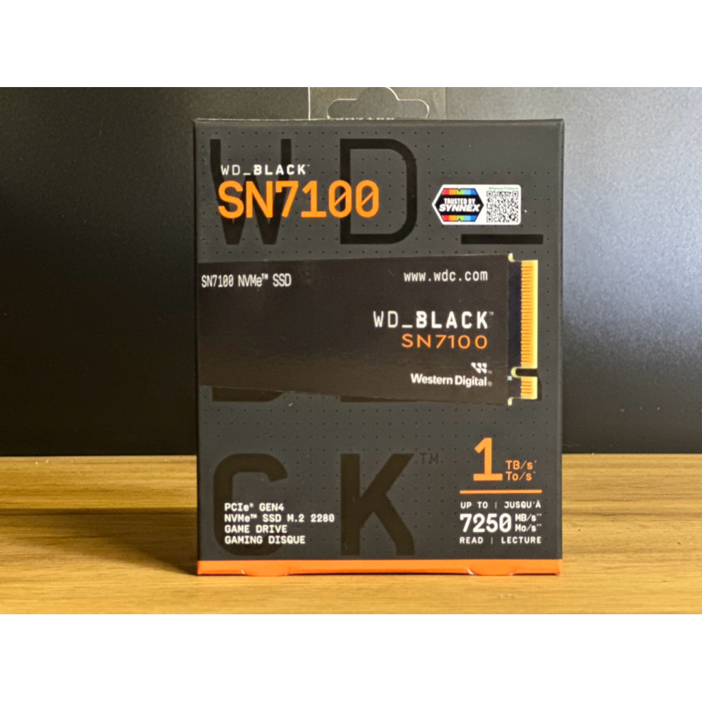 1 TB SSD (เอสเอสดี) WD BLACK SN7100 - PCIe 4x4 NVMe M.2 2280มือ2 ประกันเยอะ