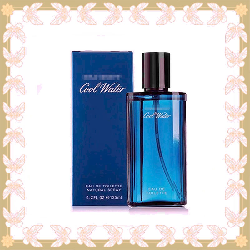 [พร้อมส่ง] Cool Water Man EDT 125ml น้ำหอมกลิ่นสดชื่นติดทนนาน กลิ่นอายทะเล เหมาะสำหรับใช้ในชีวิตประจำวัน