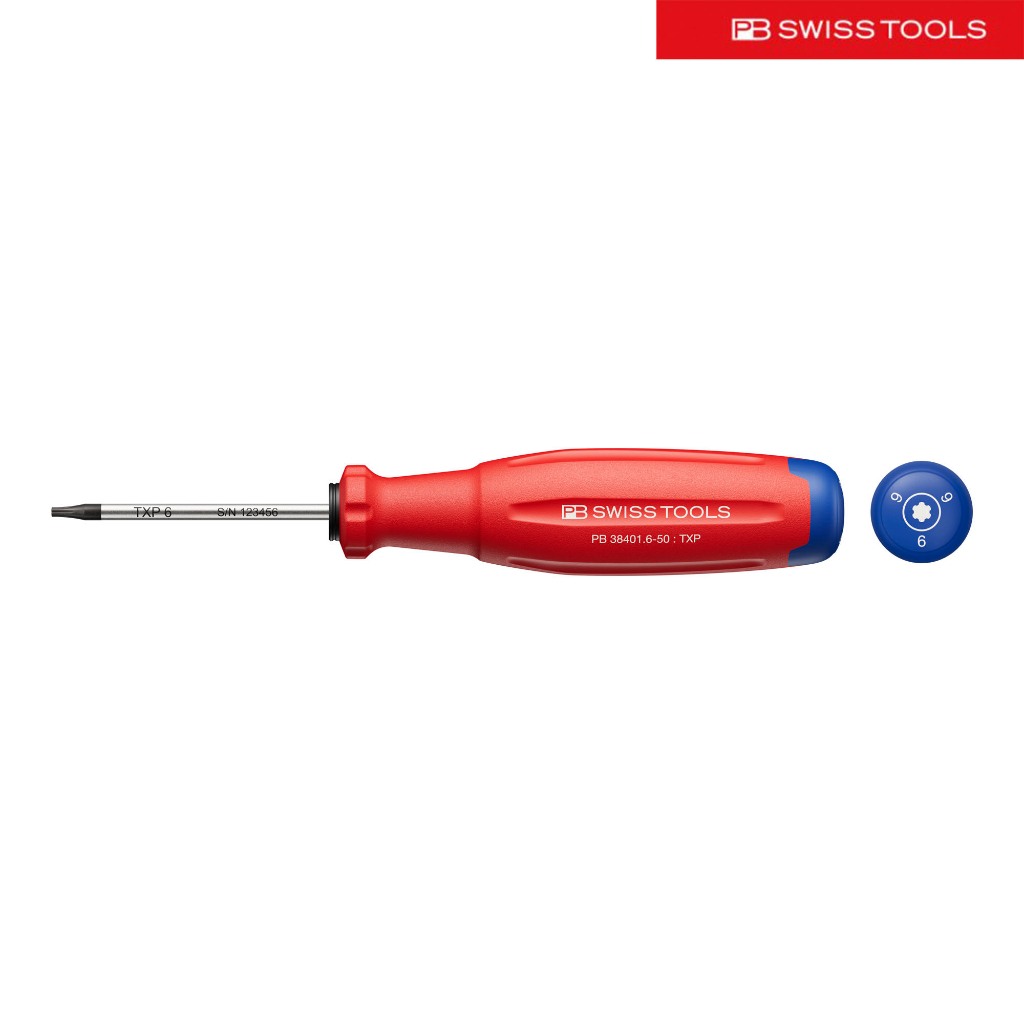 PB Swiss ไขควงด้าม SwissGrip Evo TORX PLUS รุ่น 38401