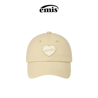 EMIS - HEART RUBBER PATCH BALL CAP( BEIGE , RED, BLACK, MINT, BLUE, NAVY)