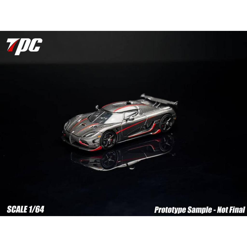 Koenigsegg Agera RS Carbon Fiber Red Stripe 1:64 (TPC)