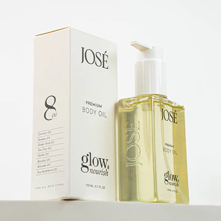 [บริษัทโดยตรง] - JOSE PREMIUM BODY OIL Glow & Nourish โจเซ่ พรีเมียม บอดี้ ออยล์ กลิ่น โกลว์ แอนด์ เนอริช 1 ขวด