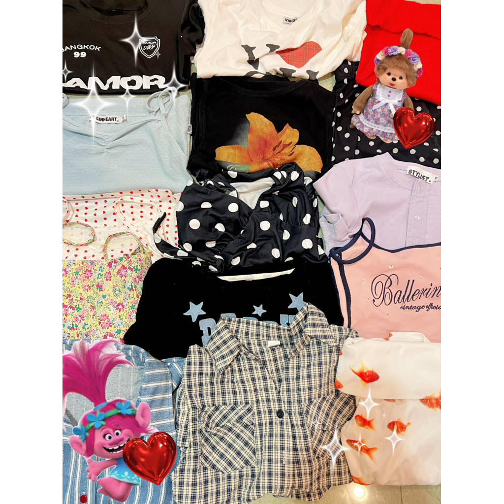 ส่งต่อเสื้อผ้ามือสอง#vgh#stylishพร้อมส่งจาก กทม 🩷🩷🩷