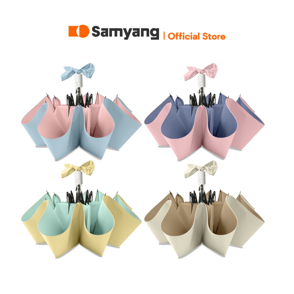 (GWP) สินค้าสมนาคุณงดจัดจำหน่าย ร่มพับอัตโนมัติ กันฝน กันแดด UPF50+ (คละสี) 1ชิ้น/ออเดอร์ (ของแถมขึ้นในระบบ)