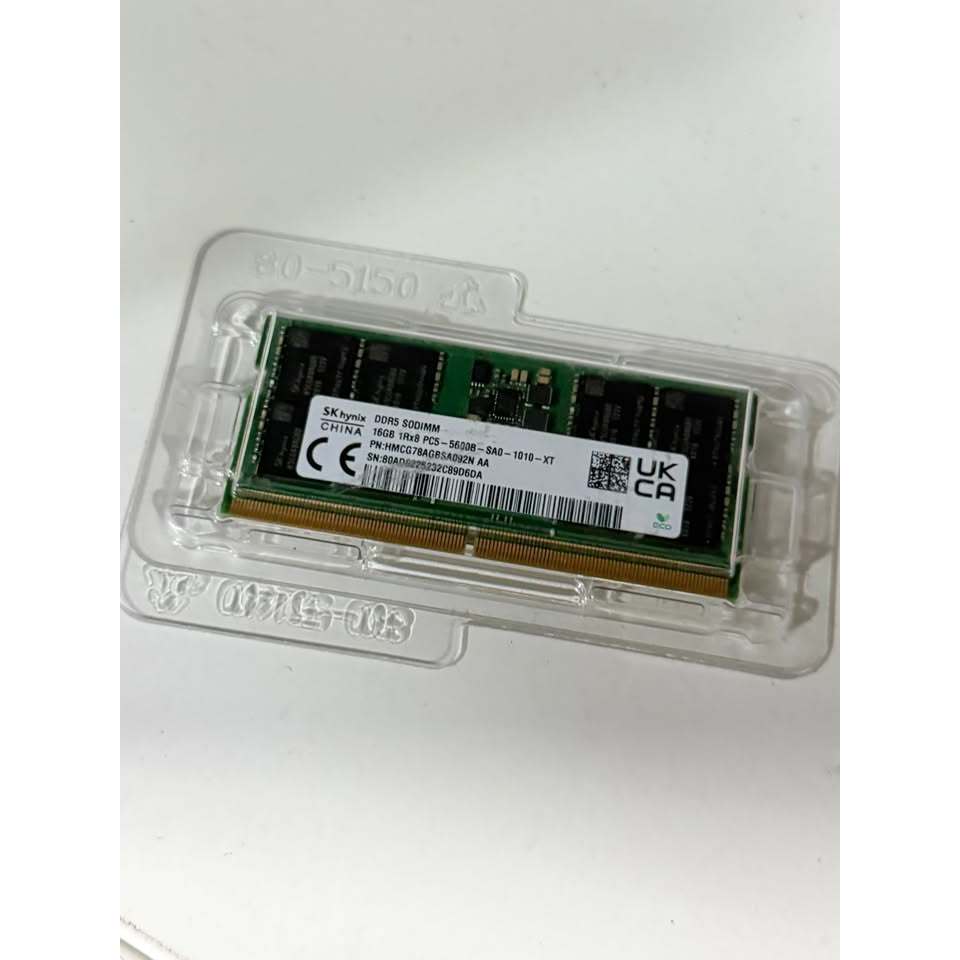 แรมโน๊ตบุ๊ค DDR5 16GB Skhynix 16GB 1Rx8 PC5-5600B-SAO