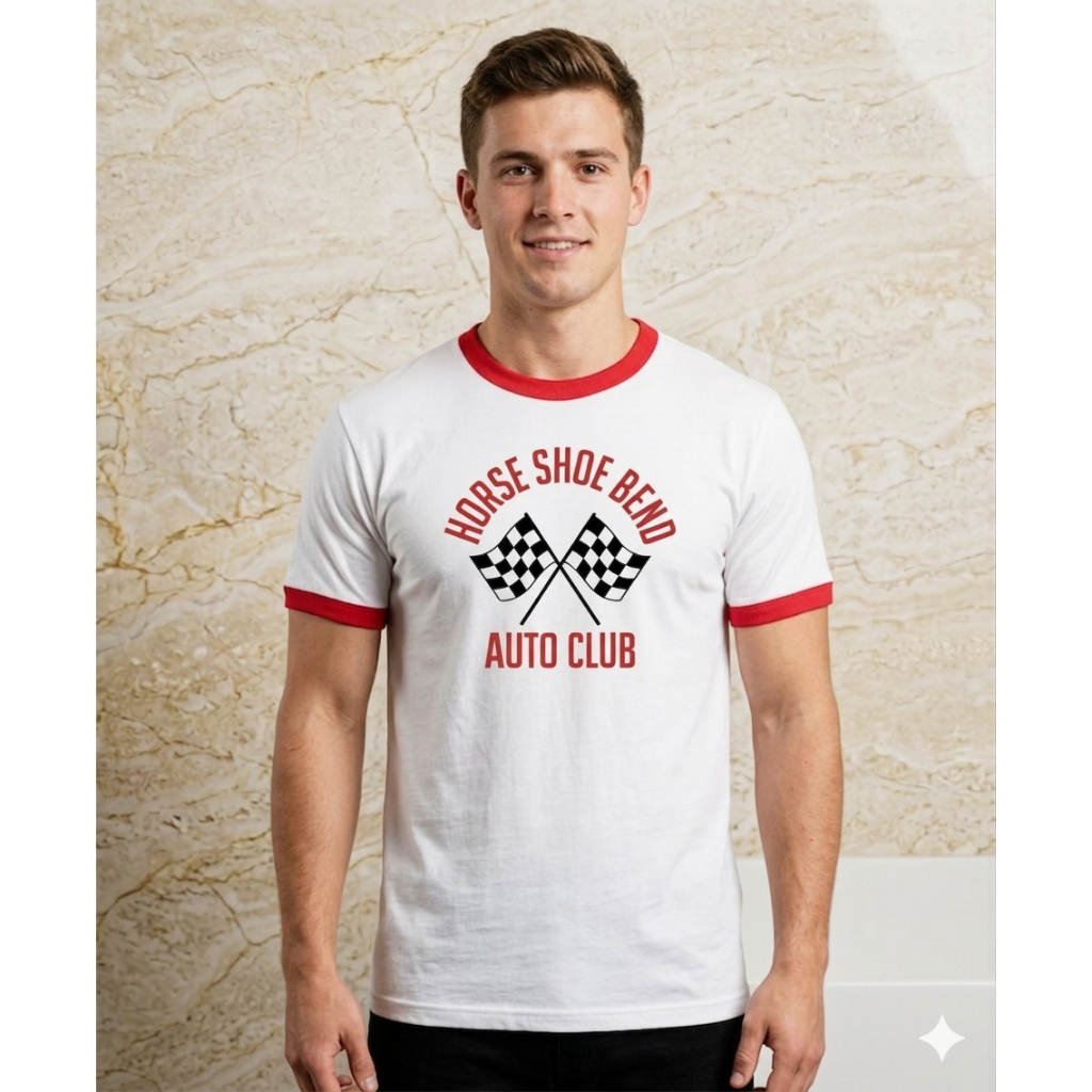 ⚡ส่งไว⚡ Project Hail Mary Inspired Ringer Tee – The "Horse Shoe Bend" Auto Club Edition