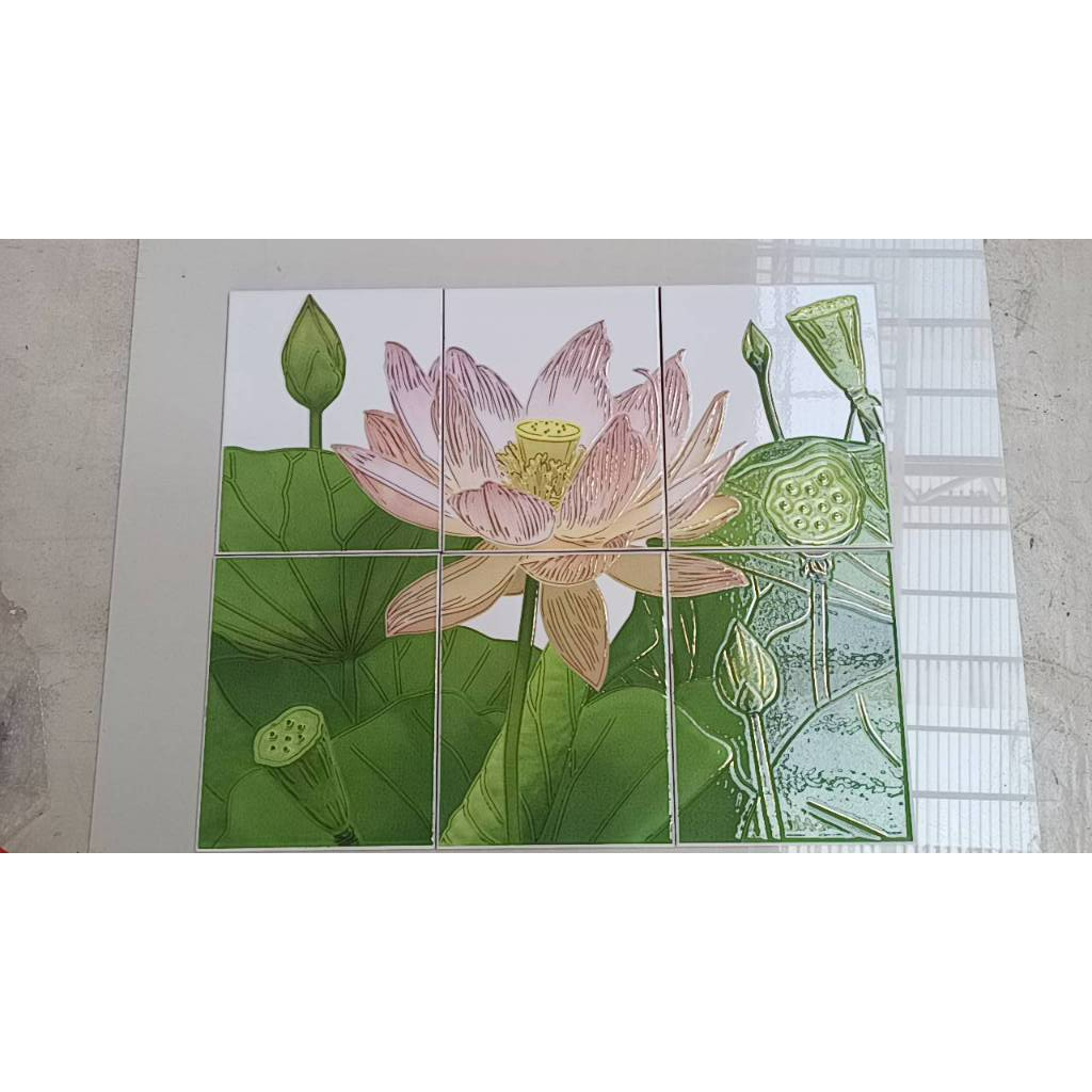 ARTE 8x10inc บัวชมพู A 6P/ชุด