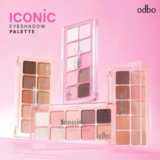 OD2029 odbo CONIC EYESHADOW พาเลทไอโคนิค อายแชโดว์ 10เฉดสี ของแท้