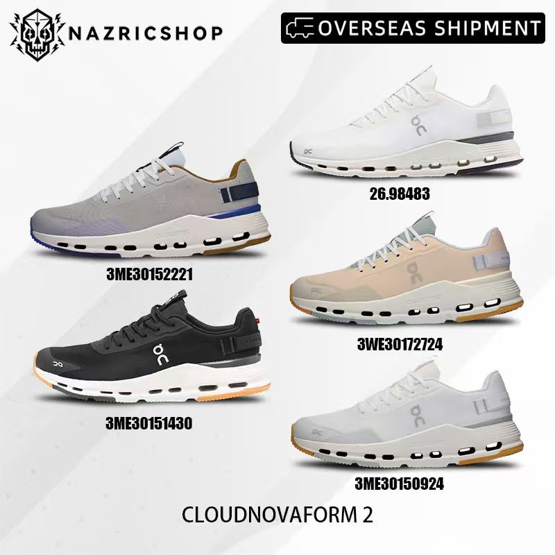 （ของแท้100% ）On  Cloudtilt  Cloudnova Form 2   3ME30151430/3WE30172724/26.98483/3ME30150924/3ME30152221   รองเท้ากีฬา รอ