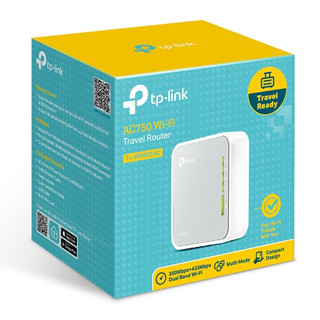 Router TP-LINK (TL-WR902AC) Wireless AC750 Dual Band Portable Mini Pocket -LifeTime