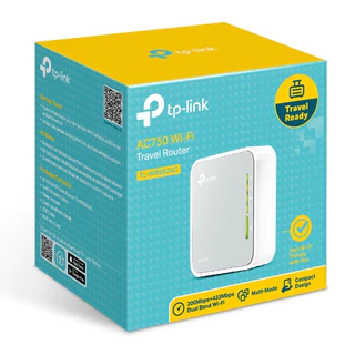 Router TP-LINK (TL-WR902AC) Wireless AC750 Dual Band Portable Mini Pocket -LifeTime