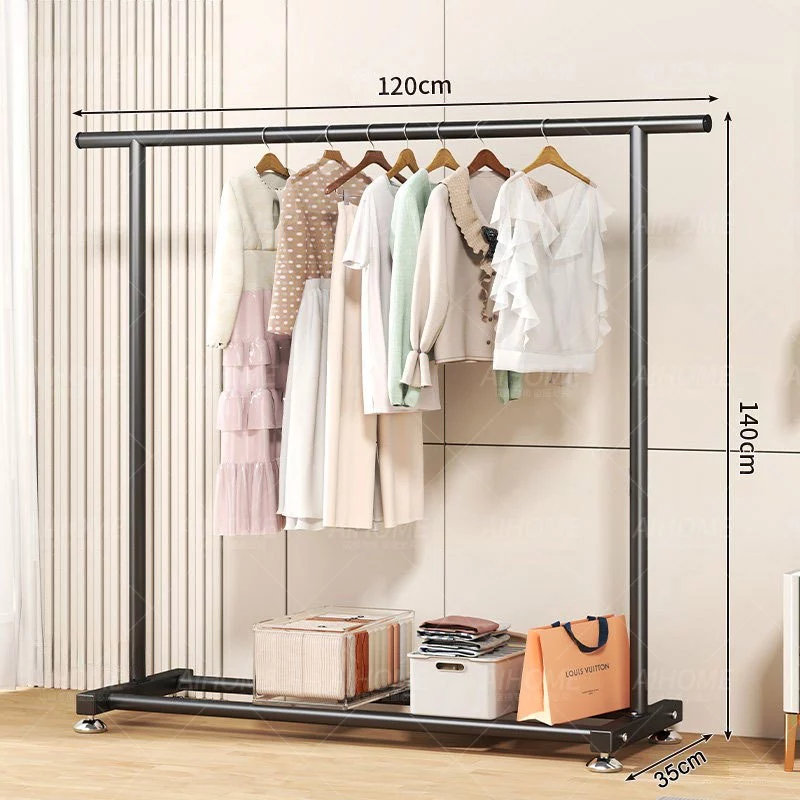 AiHome ราวตากผ้า แขวนเสื้อผ้า Coat Rack ราวแขวนเสื้อผ้า ยาว 90/60/100cm thumbnail 9