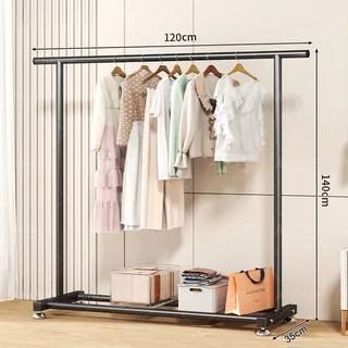 AiHome ราวตากผ้า แขวนเสื้อผ้า Coat Rack ราวแขวนเสื้อผ้า ยาว 90/60/100cm
