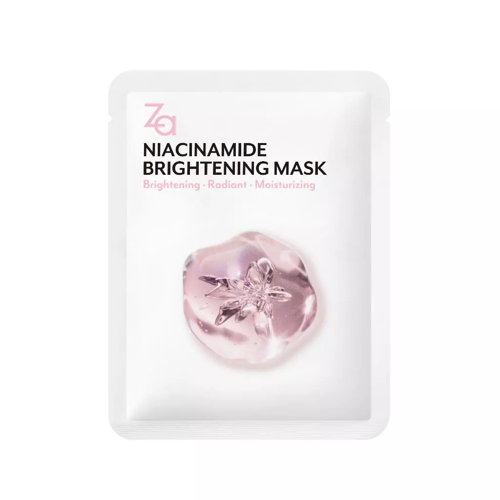 [3Pcs] Za Facial Mask Niacinamide Brightening Mask thumbnail 5
