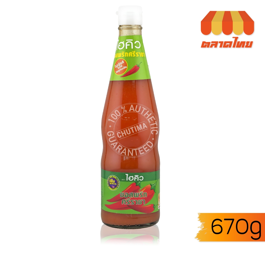 (1 ขวด) ไฮคิว ซอสพริกศรีราชา ขนาด 670 กรัม Hi-Q Sriracha Chili Sauce 670 g