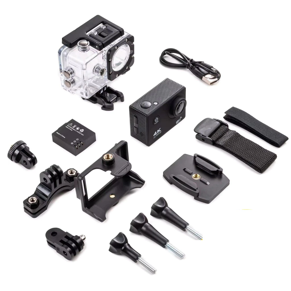 ส่งเร็ว ส่งไว กล้องติดหมวก กล้องกันน้ำ กล้องอเนกประสงค์ขนาดเล็ก Action Camera 4K Wifi Sports Dv Cam พร้อมเคสกันน้ำ thumbnail 7