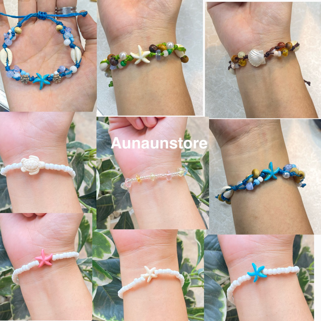 สร้อยคอสร้อยข้อมือน่ารักสดใสใส่เที่ยวทะเลสงกรานต์