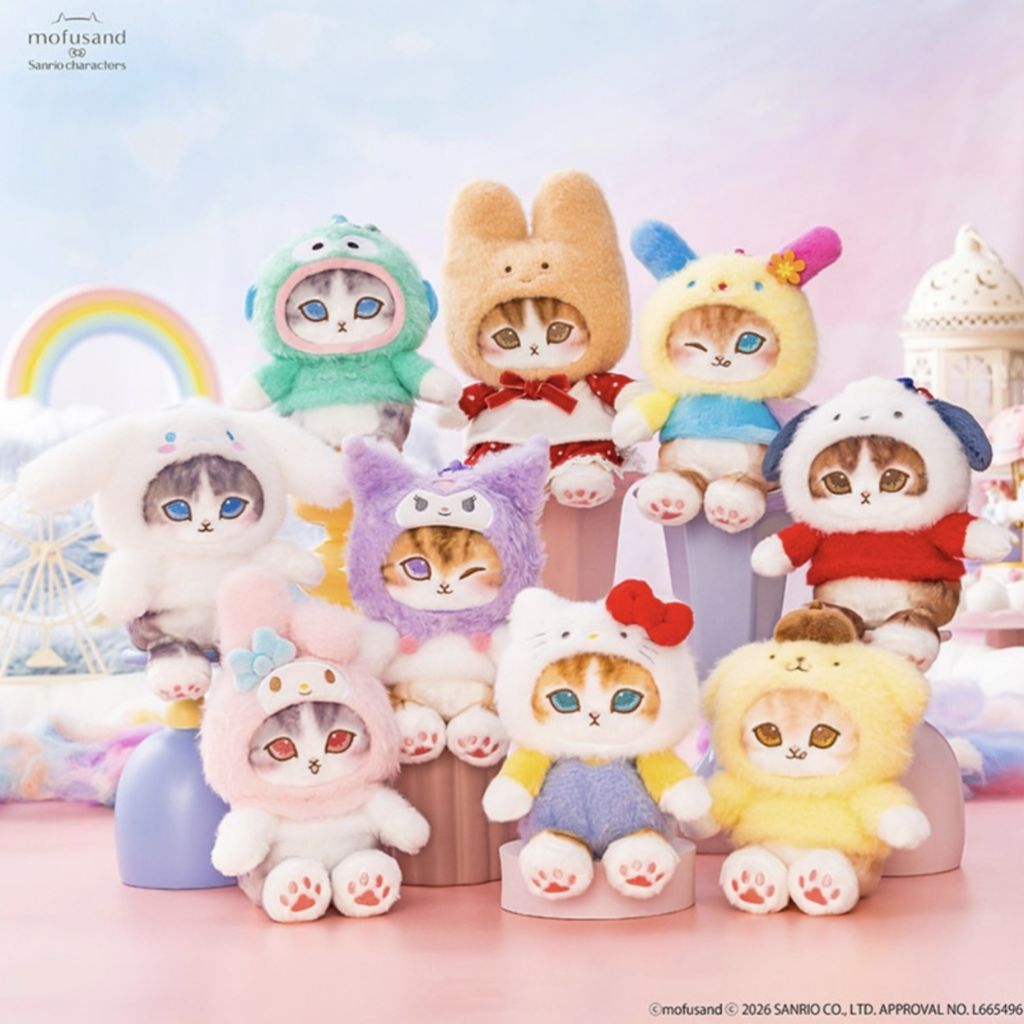 พวงกุญแจ mofusand Potefuwa Mascot