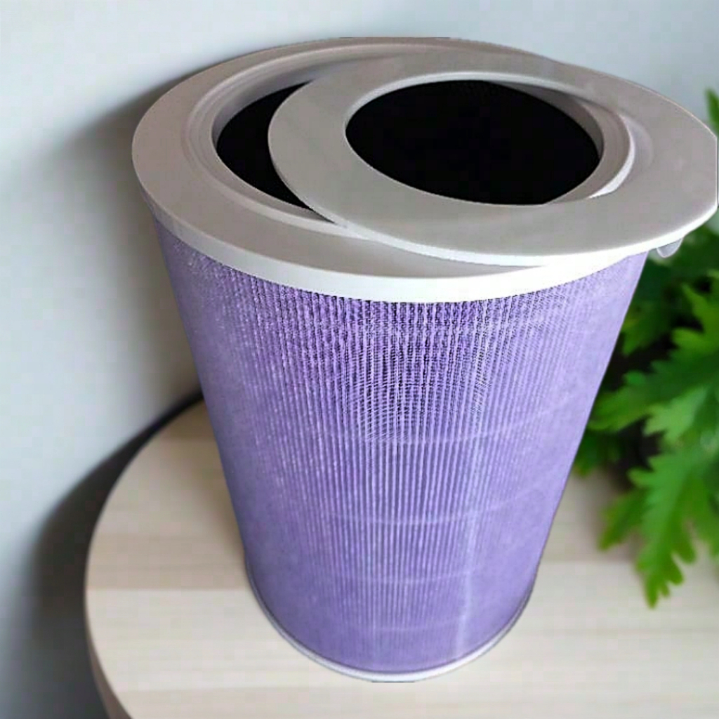 ฝาปิดกรอง Diy เครื่องฟอกอากาศ  ใช้พัดลมขนาด12 CM หรือ 4นิ้ว  《ส่งด่วน1-2วันส่งตรงไทย》หนา 2 มิล