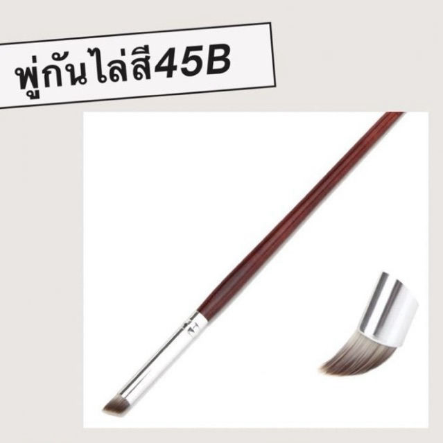 พู่กันไล่สี​ พู่กันวาดลาย (Brush Paint)ใช้ทำเล็บมี4แบบให้เลือก