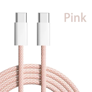 KINKONG สาย USB-C to USB-C PD60W ชาร์จเร็ว รองรับ iP17/16/15 Pro Max Pad Pro Air4/5 Mini6 สายถักทอ