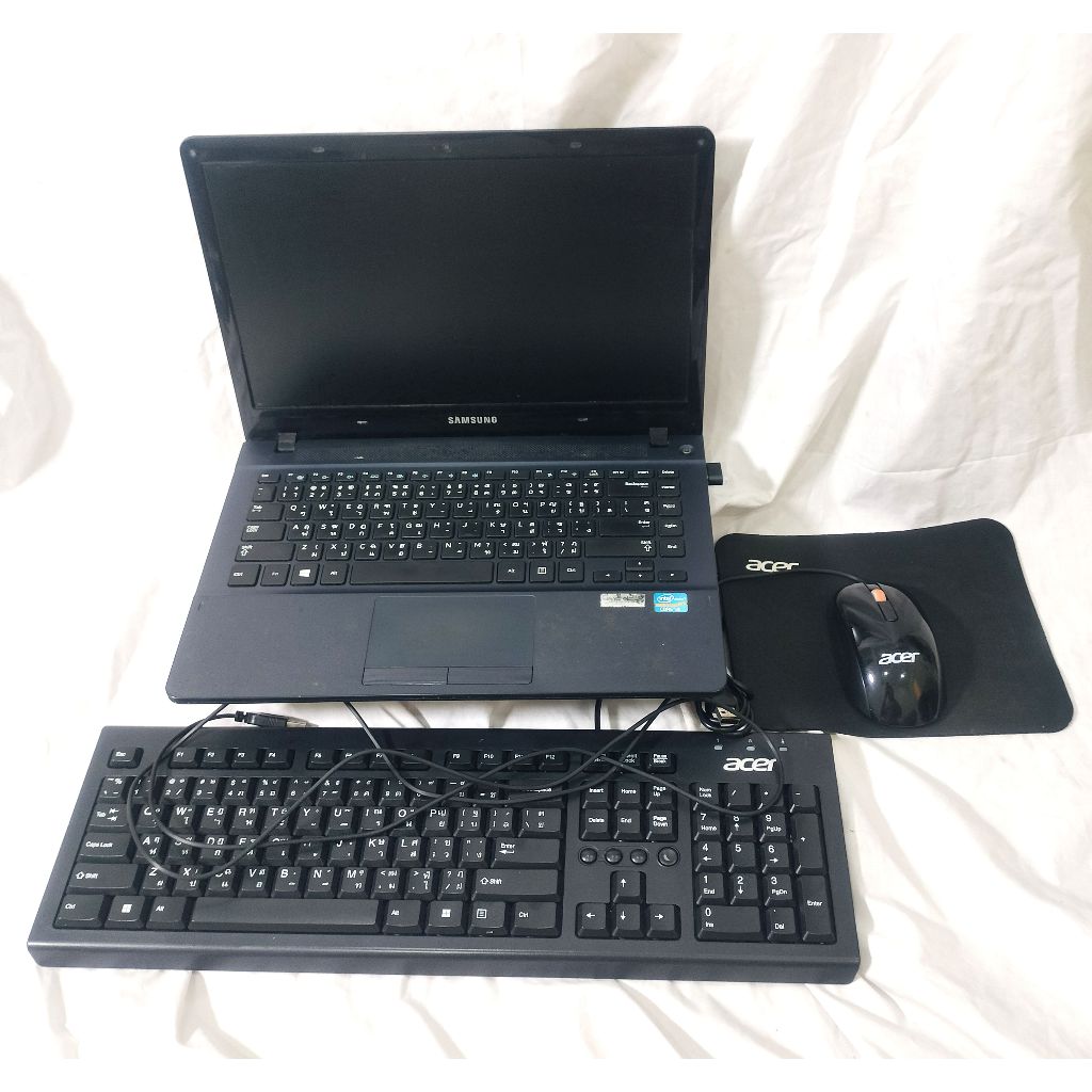 Notebook Samsung NP450R4V-X02THIntel Core i3-3120Mขนาดหน้าจอ 14 นิ้ว"USED"