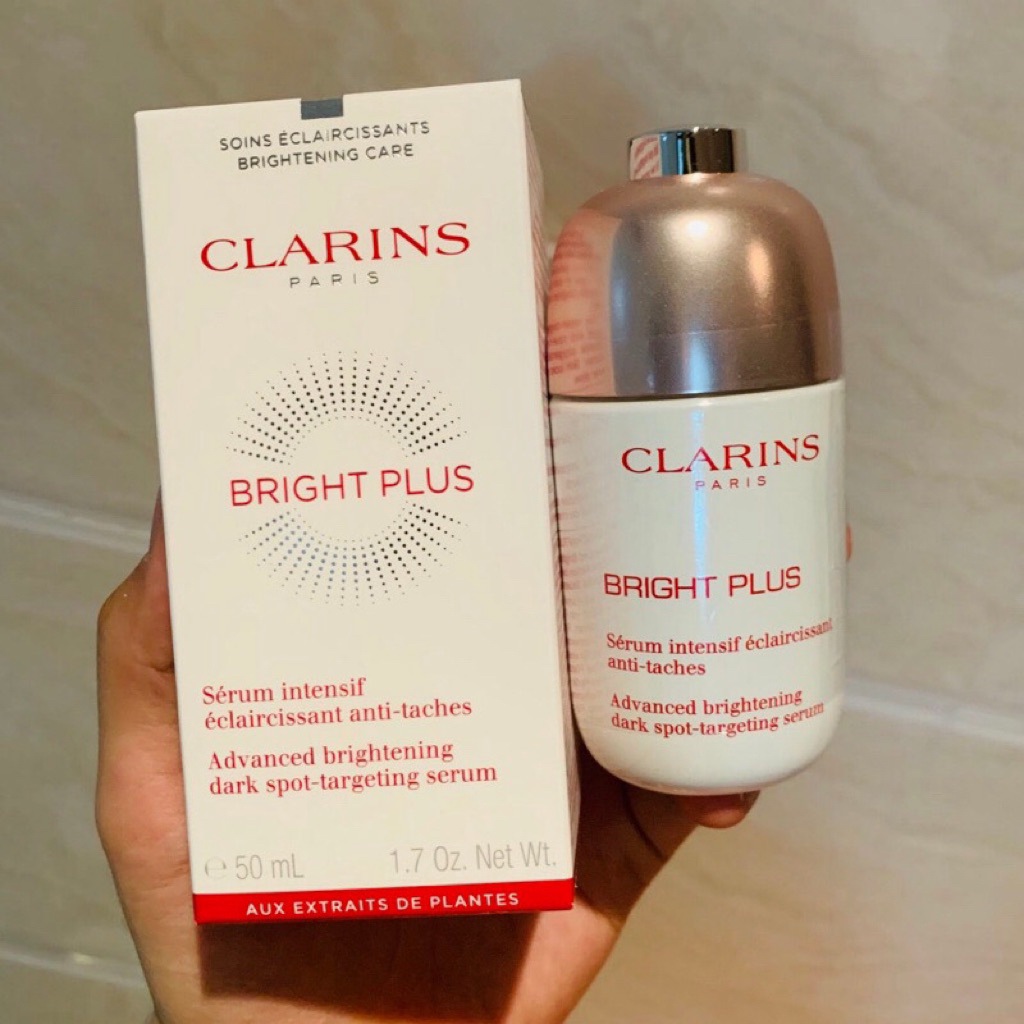 ใหม่ล่าสุด Clarins Bright Plus Advance Brightening Dark Spot-Targeting Serum 50ml  เซรั่มบํารุงผิวหน