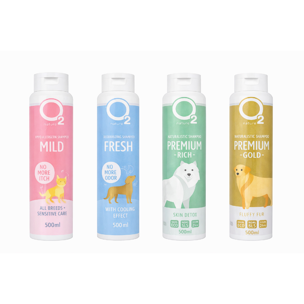 O2 dog shampoo 500ml