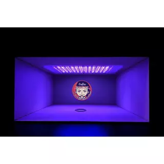กล่องไม้ ใส่ไฟยูวี UV 100w (ไม่รวมไฟ)
