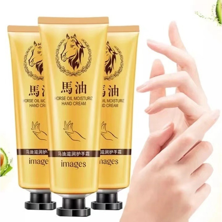 ครีมทามือน้ำมันม้า IMAGES 30g.ให้ความชุ่มชื้นป้องกันผิวแห้งแตกจากน้ำมันม้า ผิวนุ่ม ชุมชื่น บำรุงผิว กลิ่นหอม Hand Cream ราคา ถูกที่สุด ดีลบีเคเค แกลเลอรีภาพที่ 8