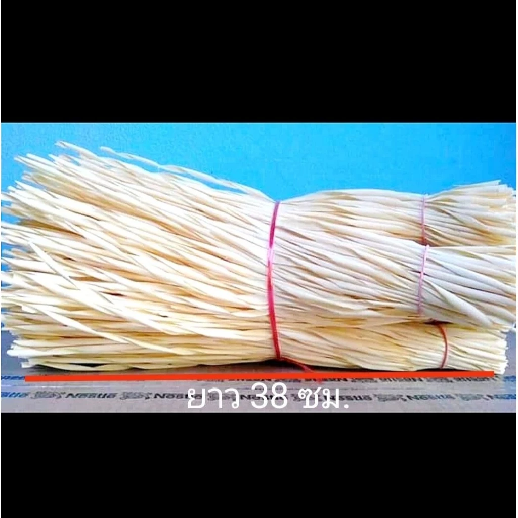 หนวดจันทร์ หนวดทำดอกไม้จันทน์ 1มัด มี1000 เส้น ความยาว36-38 ซม. ราคาส่ง