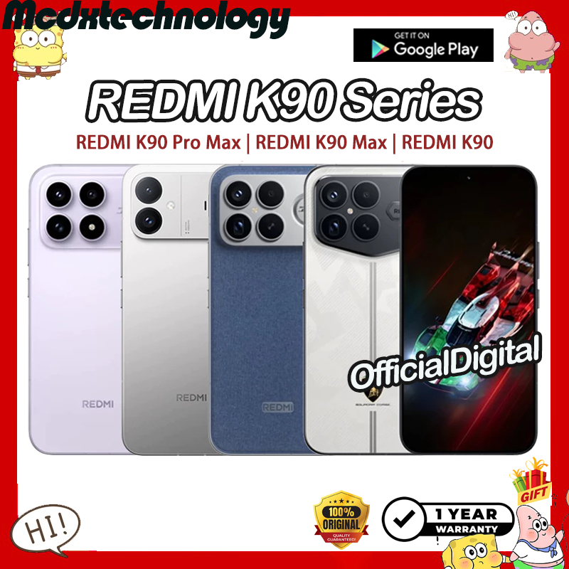 REDMI K90 Pro Max Snapdragon 8 Elite Gen 5 REDMI K90 Max REDMI K90 Redmi K80 Ultra | สนับสนุน Google